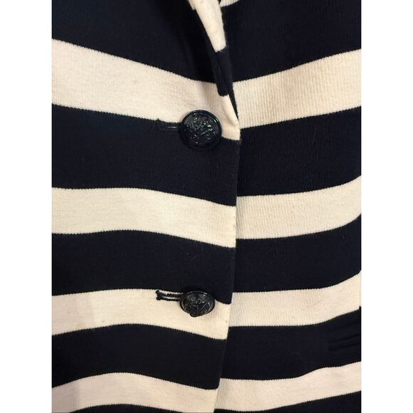 GAP The Academy Blazer Black & White Stripe Blazer sz 6 NWOT - Picture 3 of 8